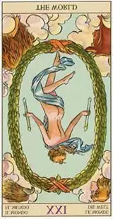 The World Tarot Card Reversed The World Tarot Card Reversed