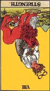 Strength Card Reversed Strength Card Reversed