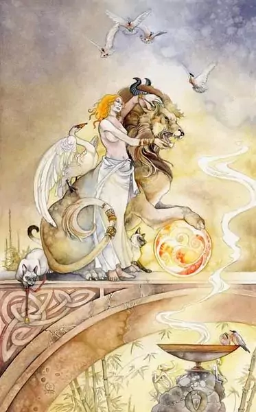 Strength Card Symbolic Elements Strength Card Symbolic Elements
