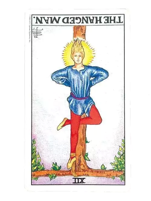 The Hanged Man Card Reversed The Hanged Man Card Reversed