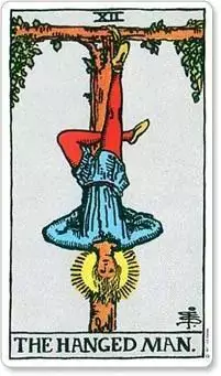 The Hanged Man Card Upright The Hanged Man Card Upright