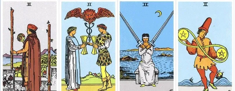 Wands2-Cups2-Swords2-Pentacles2 Wands2-Cups2-Swords2-Pentacles2