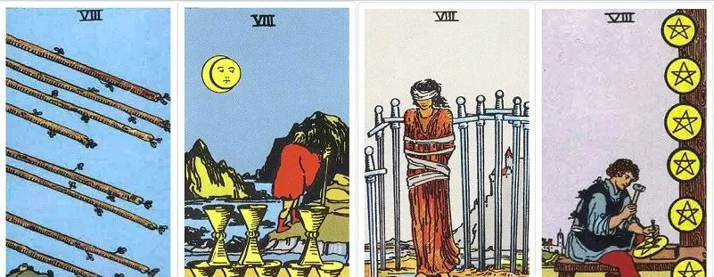 Wands8-Cups8-Swords8-Pentacles8 Wands8-Cups8-Swords8-Pentacles8