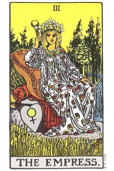The Empress Card Upright Reading The Empress Card Upright Reading